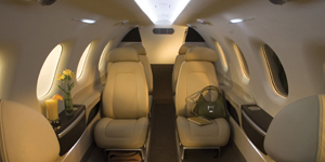Embraer Phenom 300 view for Turks and Caicos charter