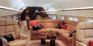 Boeing Business Jet (BBJ) view for Turks and Caicos charter
