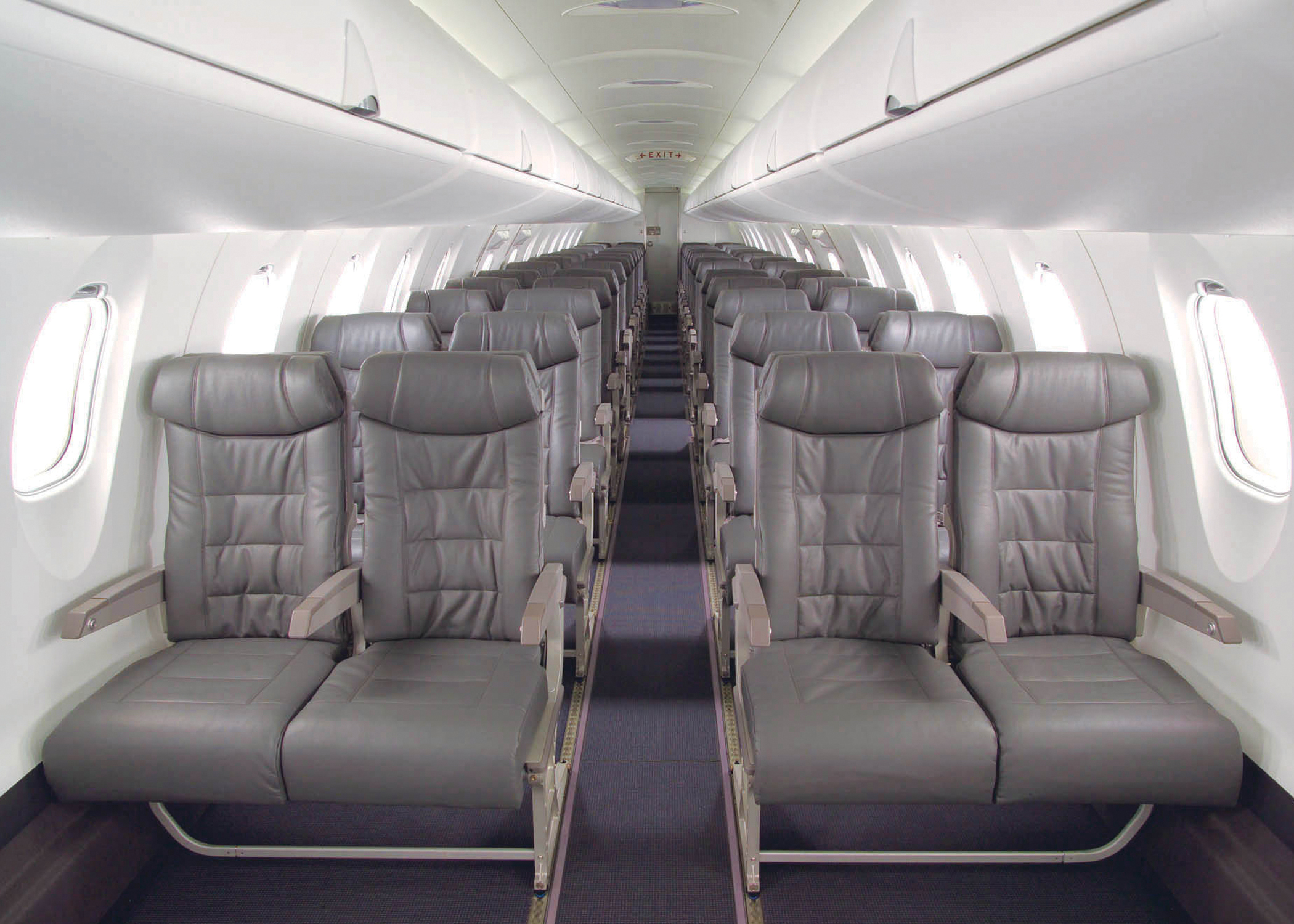 Bombardier CRJ-200 cabin for Turks and Caicos charter