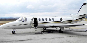 Cessna Citation II cabin for Turks and Caicos charter