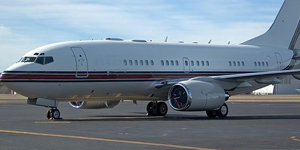 Boeing Business Jet (BBJ) view for Turks and Caicos charter