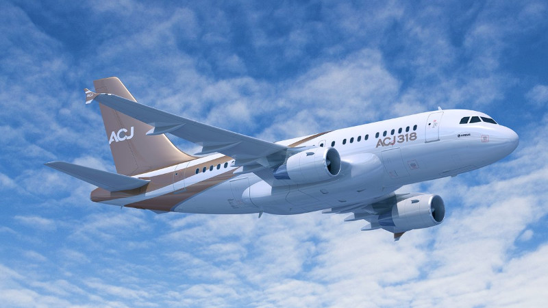 Turks and Caicos Airbus ACJ318 Charter