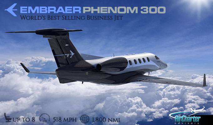Turks and Caicos Embraer Phenom 300 Charter