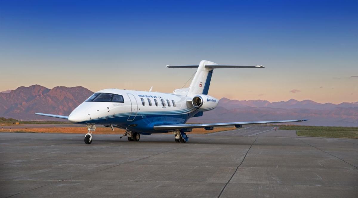 Pilatus PC-24 cabin for Turks and Caicos charter