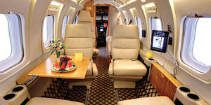 IAI Westwind II cabin for Turks and Caicos charter