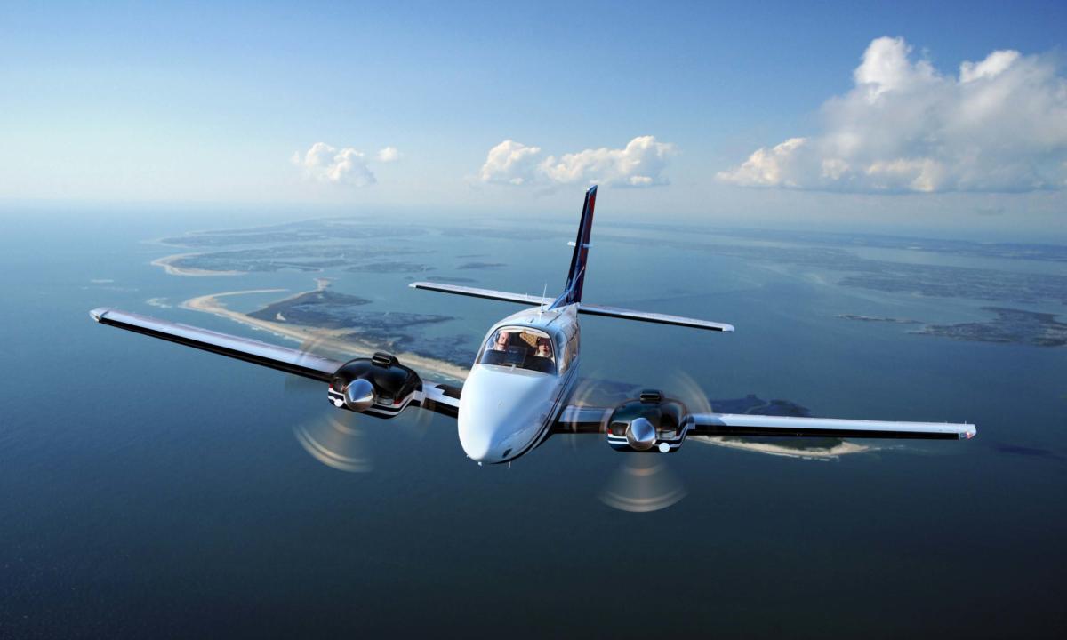Beechcraft Baron G58 cabin for Turks and Caicos charter