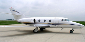 Dassault Falcon 10 cabin for Turks and Caicos charter
